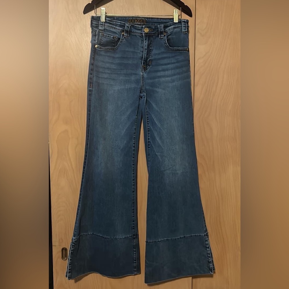 Rock & Roll High Rise Palazzo Flares